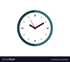 Clock Icon Design Royalty Free Vector