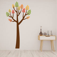 Yellow Leaves Wall Decal Sticker