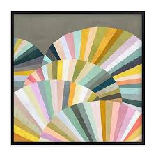 Fan Out Framed Wall Art By Minted For