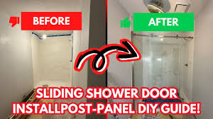 Install A Sliding Glass Shower Door