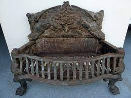 Antique Victorian Fireplace Grate With