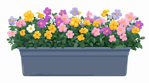 Elegant Flower Bed Container Icon