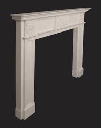 White Marble Fireplace Mantel 1830
