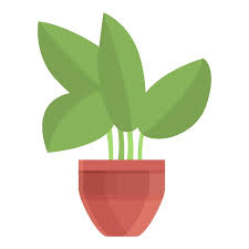 Vector Seeding Plant Pot Icon Cartoon
