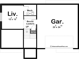Split Level Modern Farmhouse House Plan