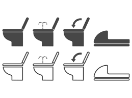 Free Vectors Toilet Icon Set