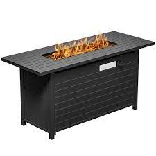 Outdoor Rectangle Propane Fire Pit