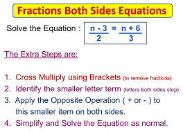 Fractions On Both Sides Equations