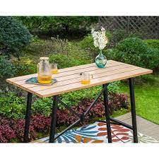 Outdoor Dining Table With Umbrella Hole