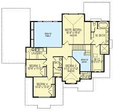 Two Story House Plan With Six Bedroom