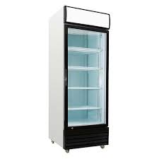 Tall Single Glass Door Fridge 430ltr