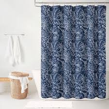 13 Piece Navy Underwater Sealife Shower