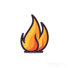 Icons Fire Icon Style Clip Art