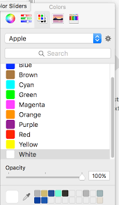 Display Materials By Name On Mac