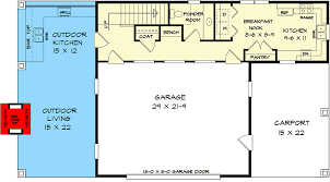 Barn Style House Plan With Indoor And