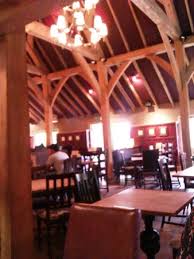 indoor seating picture of old beams