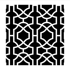 Designer Stencils Moroccan Trellis All