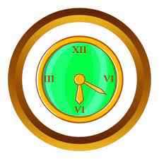 Golden Clock Icon Png Images Vectors
