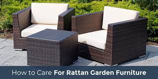 How To Care For Rattan Garden Furniture