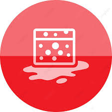 Circle Icon Sponge Cleaning Icon Color