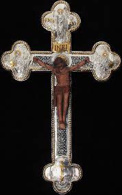 Silver Icon Catalogue A59 Wall Crucifix