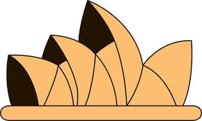 Sydney Opera House Icon In Flat Style