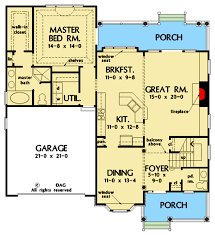 2 Story 4 Bed House Plan With Turret