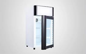 Small Counter Top Fridge Glass Door For