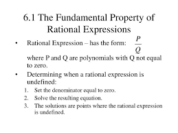 Ppt 6 1 The Fundamental Property Of