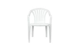 White Stacking Patio Chair Air Bounce