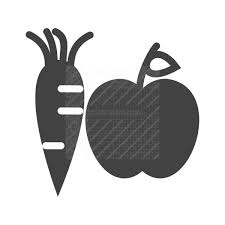 Fruits Vegetables Glyph Icon Iconbunny
