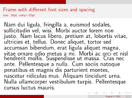 how to change the font size on a given