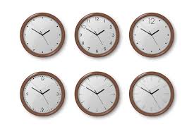 Wall Clock Vectors Ilrations For