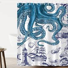 Octopus Shower Curtain Uk