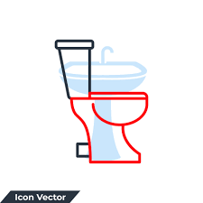 Toilet Icon Logo Vector Ilration