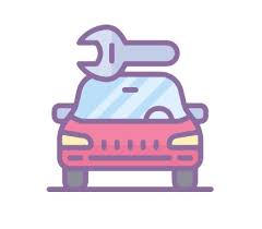 Car Service Cute Color Icon In Png Svg
