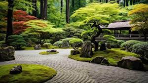 Bonsai Serenity In A Japanese Zen Garden