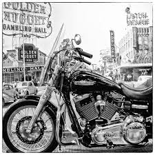 Harley Davidson Black White Harley