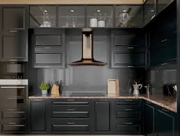 Supply Dark Black Kitchen Cabinets
