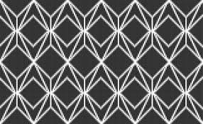 White Background Pattern In Pixel Art Style