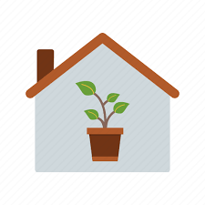 House Nursery Plant Icon