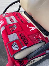 Golf Cart Seat Cover Alabama Fleece