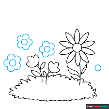 How To Draw A Garden For Kids Really