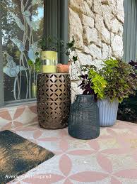 Stencil A Concrete Porch Or Patio