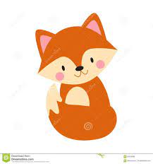 Cute Fox Cartoon Vector Ilration