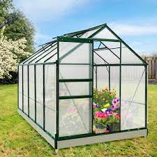 Polycarbonate Hobby Greenhouse Green