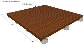 Deck Plans Free Free Garden Plans