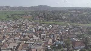 Rooftops Of Slum Community In Kampala