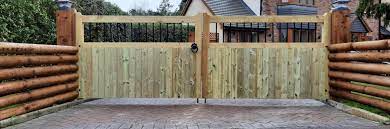 Wooden Driveway Gates Wooden