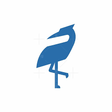 Heron Logomark Heron Mascot Small